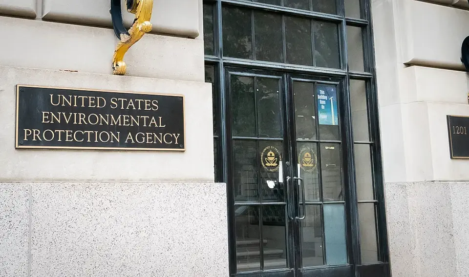 The EPA building in Washington DC.