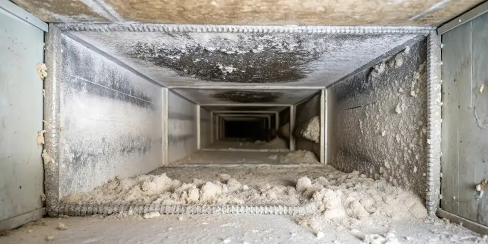 Always keep your ducts clean so they don't look like this!