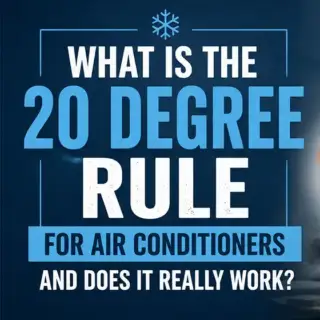 What is the 20 degree rule for air conditioners and does it really work?