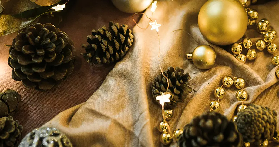 Freshen your holiday air with pine cones.