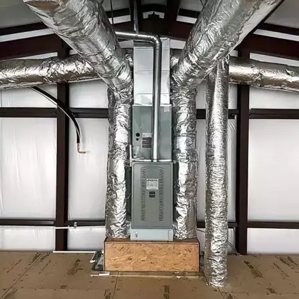 Commercial duct work always done right with Advantage Heating & Air