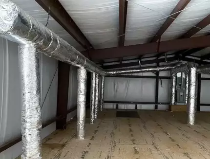 Commercial AC repair includes premium duct work by Advantage Heating & Air Conditioning